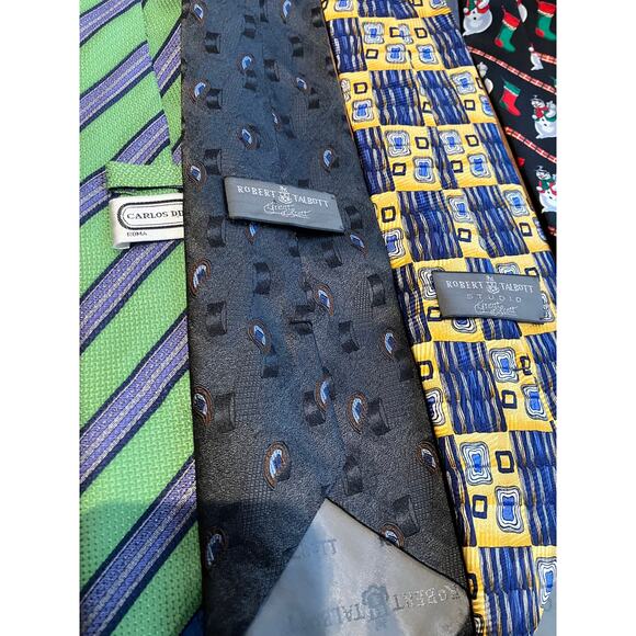 Men's Tie Lot (9)‎ Nautica, Robert Talbots, Carlos D, Gitman Bros, Silk, Multi - Picture 12 of 13